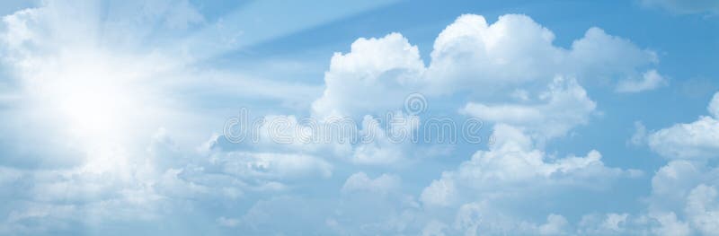 Cielos Azules Y Nubes Blancas. Foto de archivo - Imagen de cielo ...