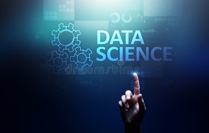 Ciencia de los datos y profundamente aprendizaje Inteligencia artificial, an? lisis Internet y concepto moderno de la tecnolog? a fotografía de archivo libre de regalías