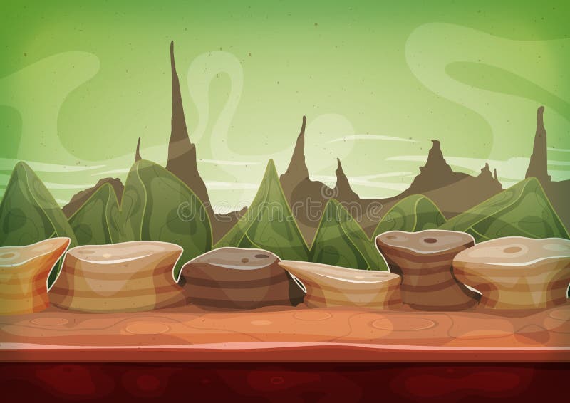 Ciencia ficción Martian Background de la fantasía de la historieta libre illustration Ciencia ficción Martian Background de la fantasía de la historieta libre illustration