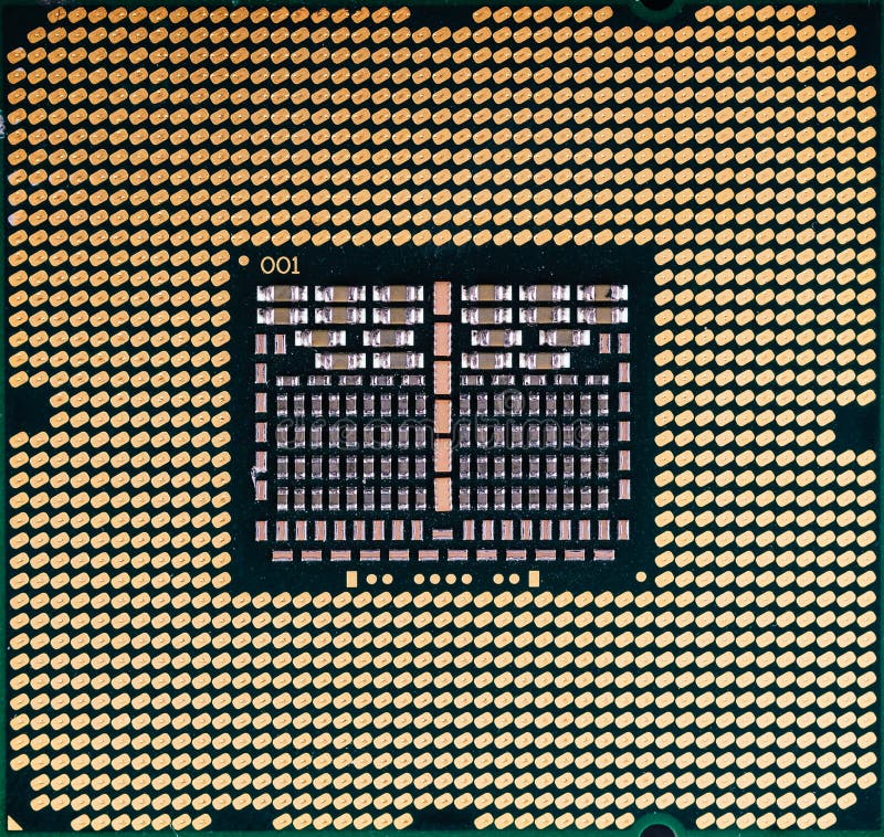 Cierre de la textura del ordenador del microprocesador de procesador de la CPU para arriba fotografía de archivo Cierre de la textura del ordenador del microprocesador de procesador de la CPU para arriba fotografía de archivo