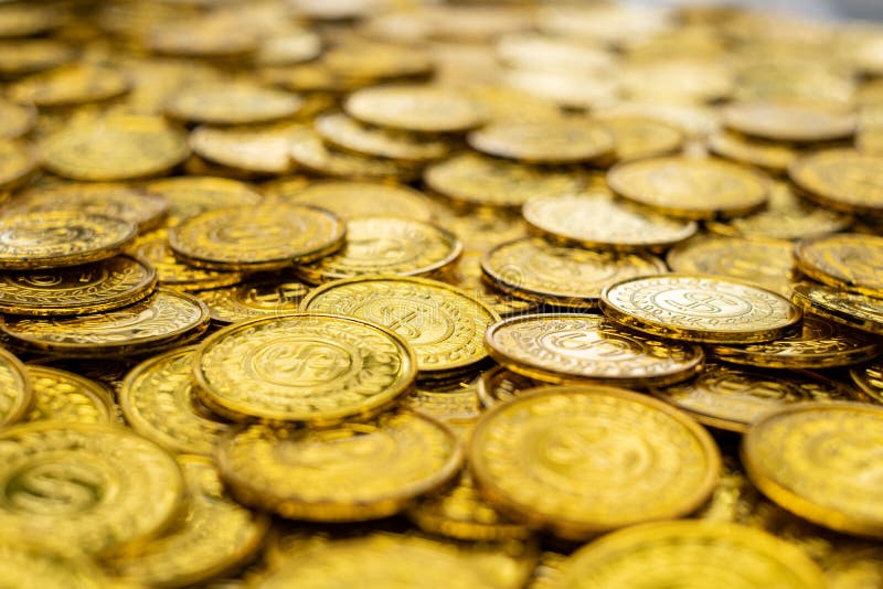 Cierre de las monedas de oro de los ee. uu.