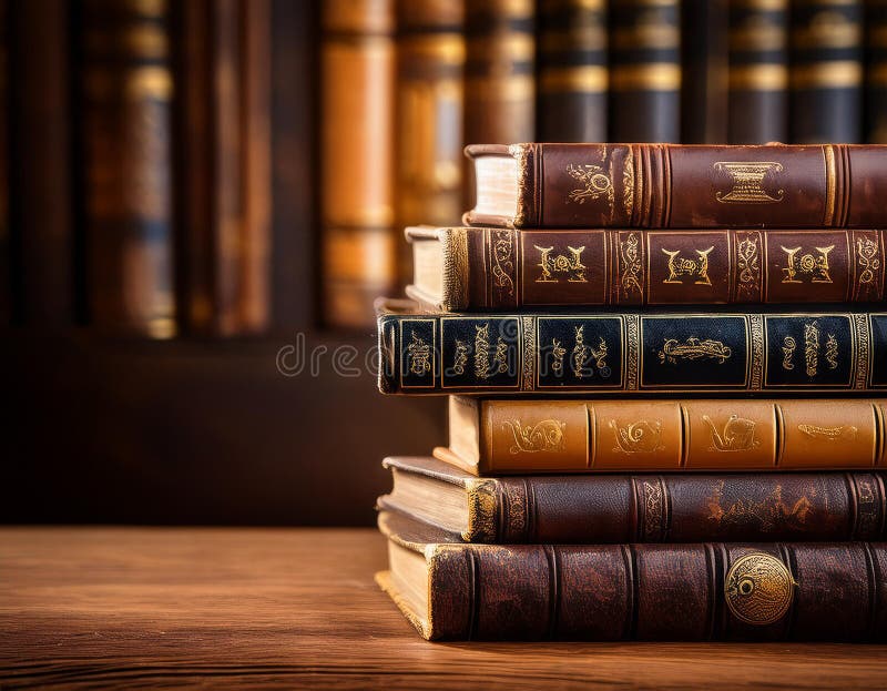 Cierre de libros de leyes antiguas ilustración del vector