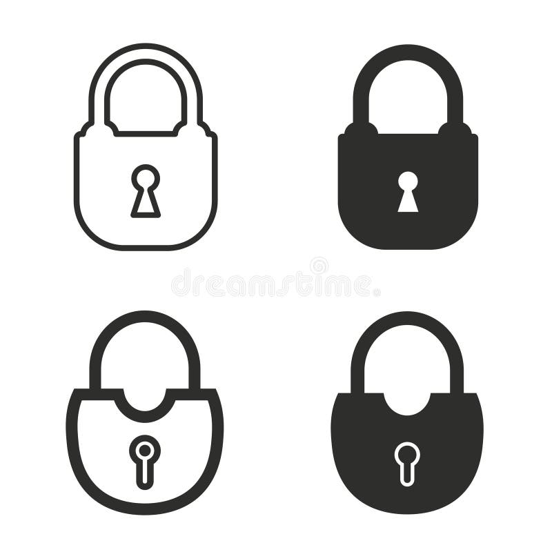 Cierre el sistema del icono libre illustration Cierre el sistema del icono libre illustration