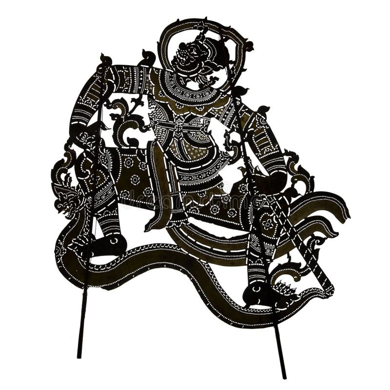 Cień kukły (Nang Talung) royalty ilustracja Cień kukły (Nang Talung) royalty ilustracja