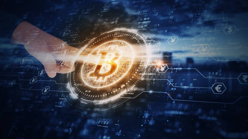 Cifratura digitale cifratura scambio di denaro digitale tecnologia connessione di rete globale immagini stock libere da diritti