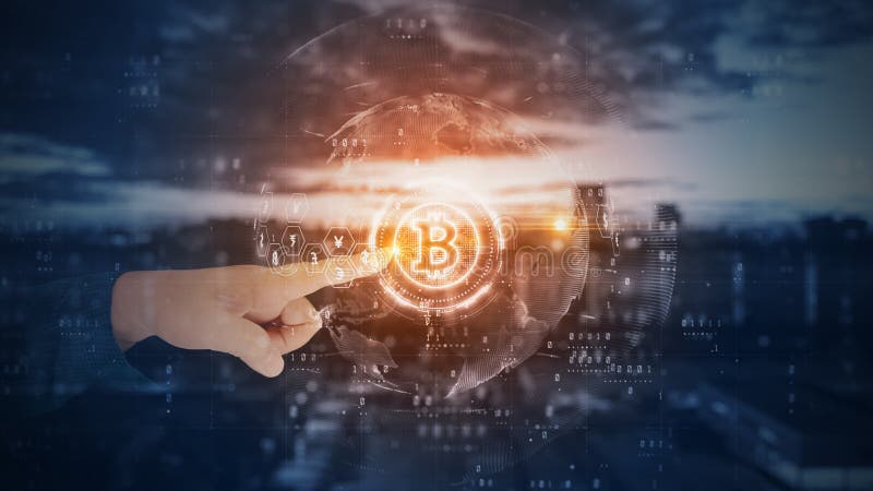 Cifratura digitale cifratura scambio di denaro digitale tecnologia connessione di rete globale fotografie stock libere da diritti