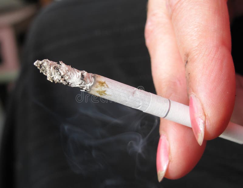 Cigaret stock photo. Image of woman, cigaret, smoke, fingers 20884596