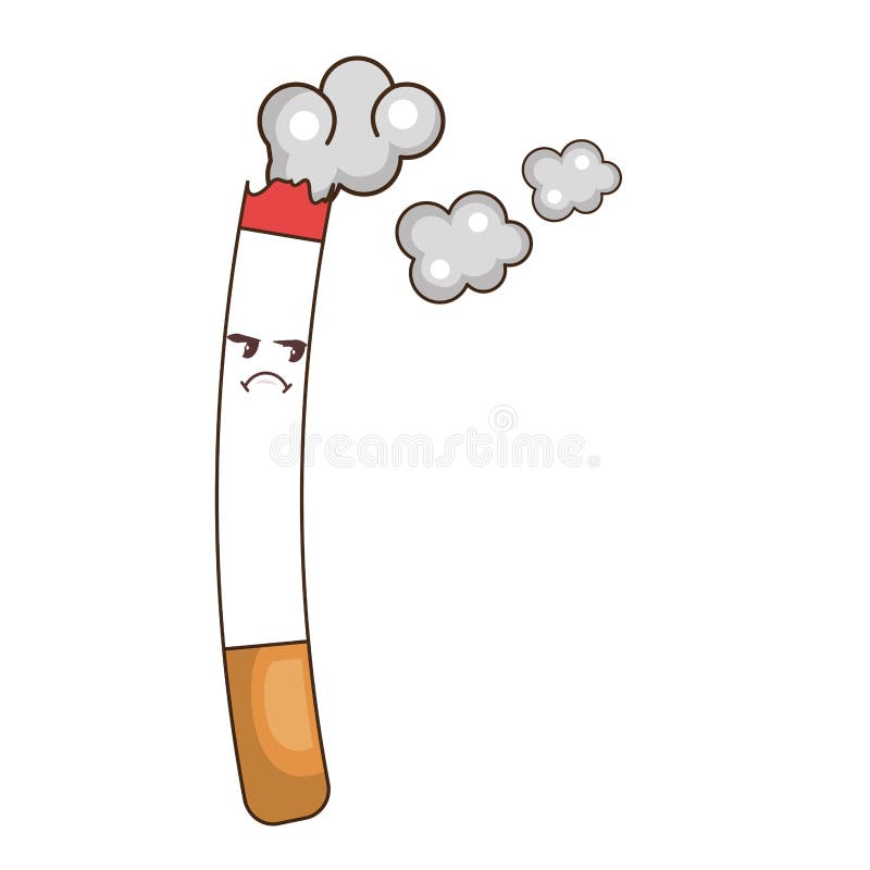 Cigarette Character Funny Icon Stock Illustration - Illustration of  cigarettes, cigarette: 84747255