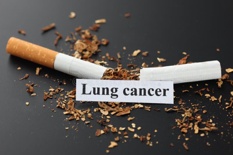 Cigarette Lung Cancer photo stock. Image du cassé, fumée 44867124