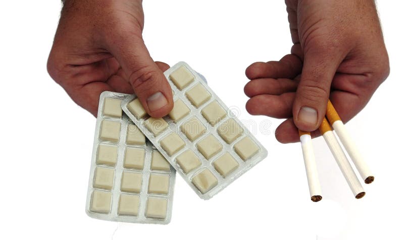 Cigarettes or gum? stock image Cigarettes or gum? stock image
