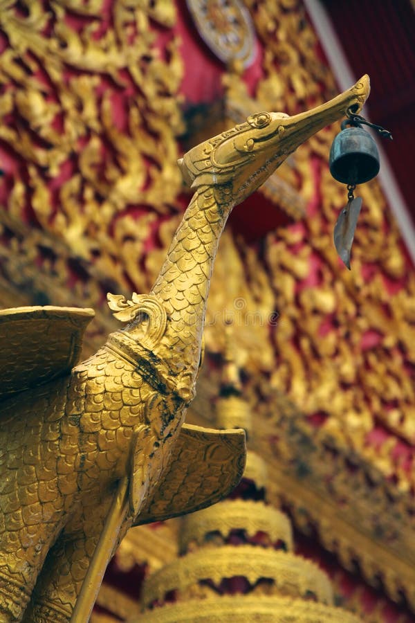 Cigno dorato thailandese fotografia stock