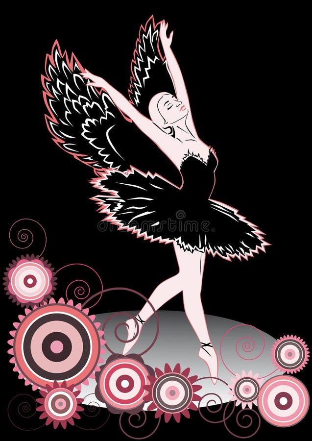 Cigno nero illustrazione di stock Cigno nero illustrazione di stock