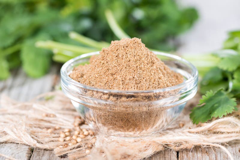 Cilantro Powder stock photo. Image of powder, dried, healthy 38954350