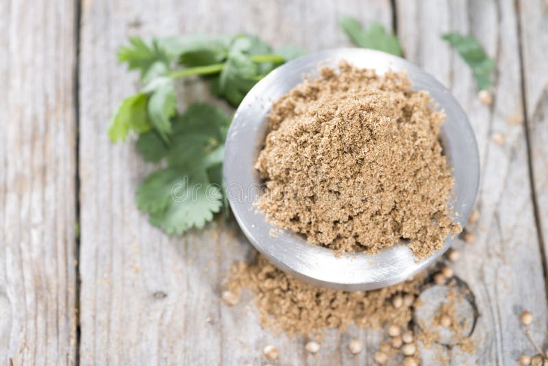 Cilantro Powder stock photo. Image of ingredient, dried 41192360