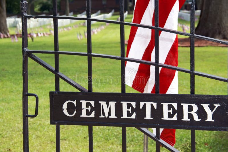 Cimitero immagine stock libera da diritti