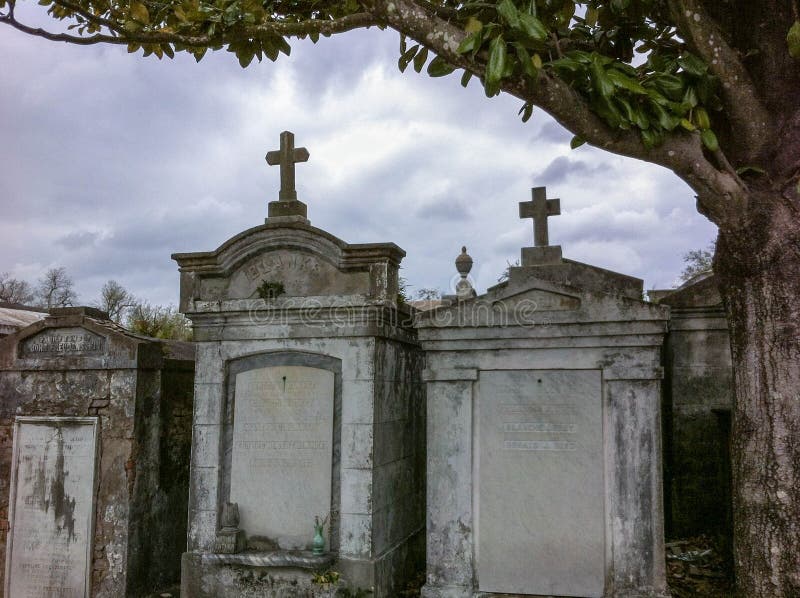 Cimitero di Lafayette, New Orleans, Luisiana fotografia stock libera da diritti Cimitero di Lafayette, New Orleans, Luisiana fotografia stock libera da diritti