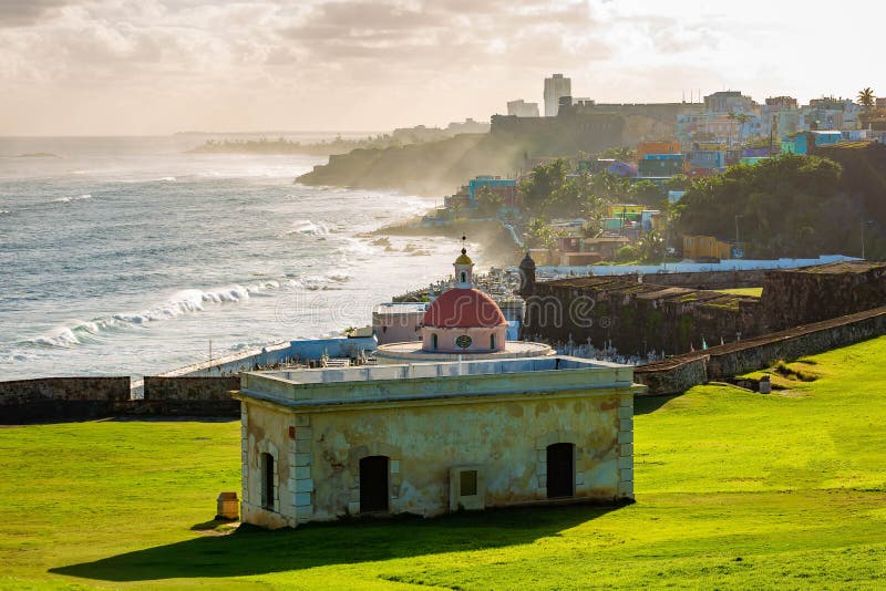 Cimitero di Santa Maria in San Juan Puerto Rico fotografia stock Cimitero di Santa Maria in San Juan Puerto Rico fotografia stock