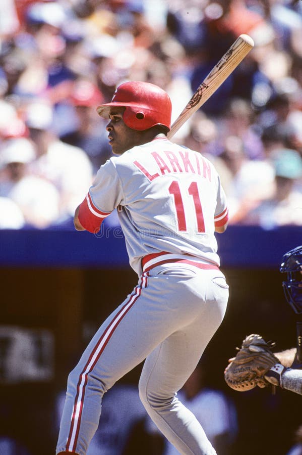 Barry Larkin editorial stock image. Image of game, jersey - 170344249