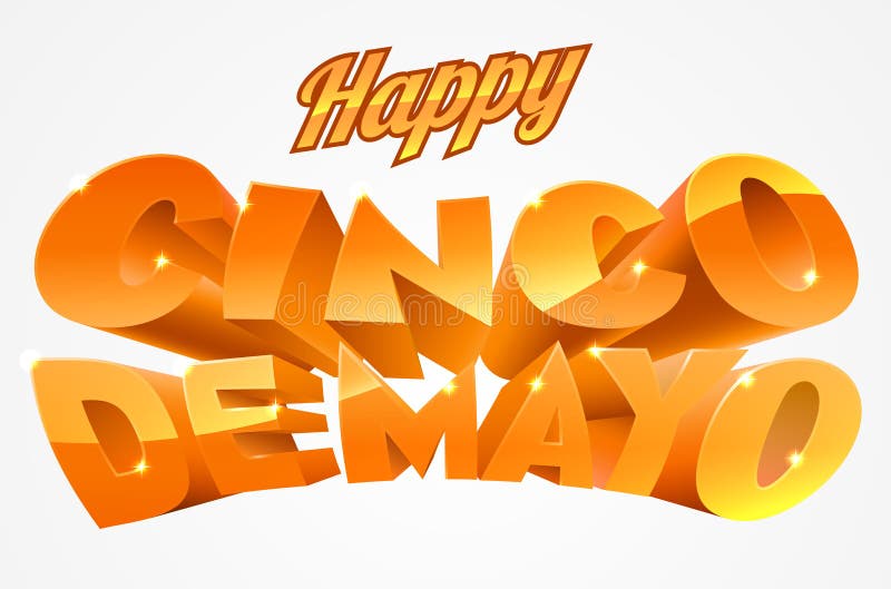 Cinco de mayo banner fericit royalty free illustration