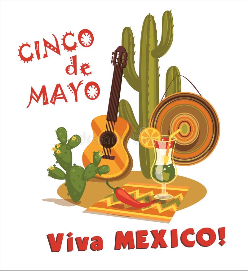 Cinco DE Mayo Vector illustratie vector illustratie Cinco DE Mayo Vector illustratie vector illustratie