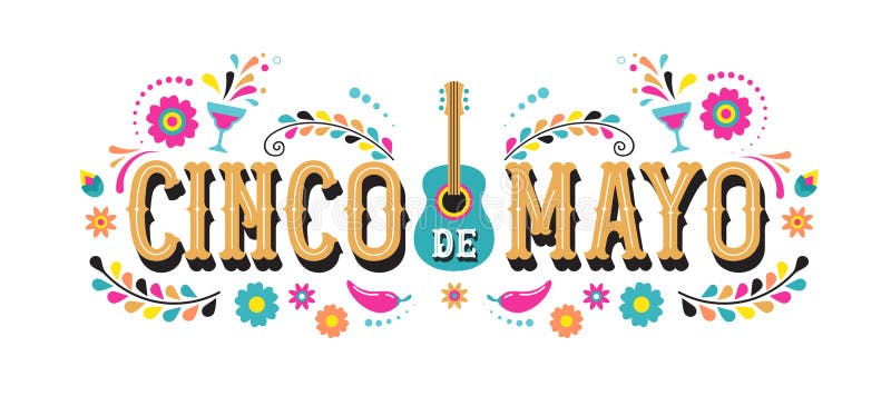 Cinco de Mayo - 5 Μαΐου, ομοσπονδιακές διακοπές στο Μεξικό Σχέδιο εμβλημάτων και αφισών γιορτής με τις σημαίες διανυσματική απεικόνιση Cinco de Mayo - 5 Μαΐου, ομοσπονδιακές διακοπές στο Μεξικό Σχέδιο εμβλημάτων και αφισών γιορτής με τις σημαίες διανυσματική απεικόνιση