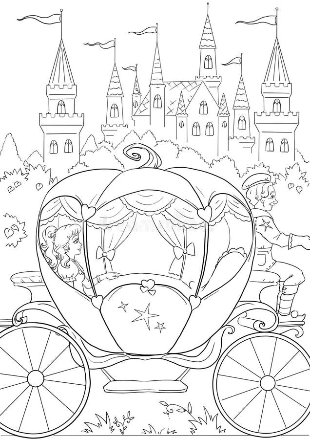 Disney Cinderella Carriage Sketch