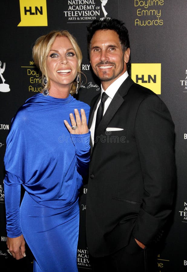 Cindy Ambuehl and Don Diamont stock images.