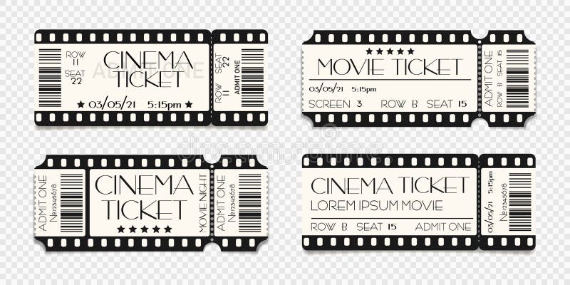 Cinema Ticket Template Mockup with Barcode. Vector Illustration of Regarding Blank Admission Ticket Template Cinema Ticket Template Mockup with Barcode. Vector Illustration of Regarding Blank Admission Ticket Template