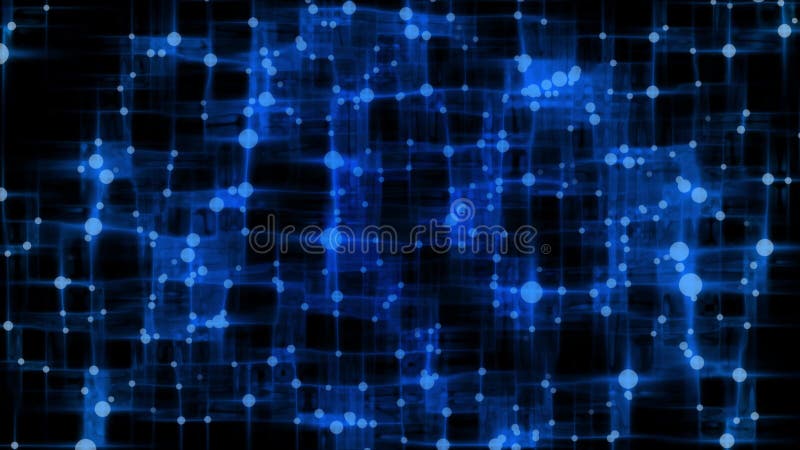 Cinematic Plexus Abstract Background Animation. Abstract digital connection moving dots and lines. n. stock illustration