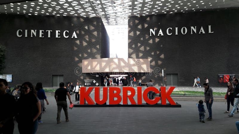 Cineteca Nacional que tem Stanley Kubrick Expo foto de stock Cineteca Nacional que tem Stanley Kubrick Expo foto de stock