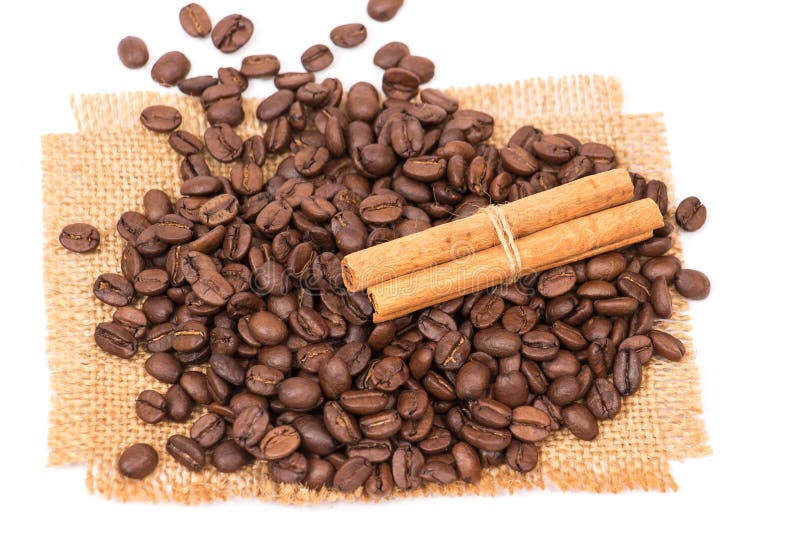 Cinnamon and coffee stock photo. Image of drink, brown 53993128