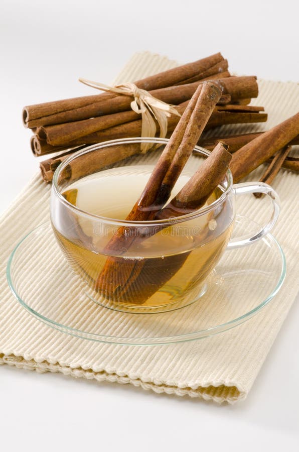 Cinnamon Herbal Tea stock image. Image of glass, shot 31084151