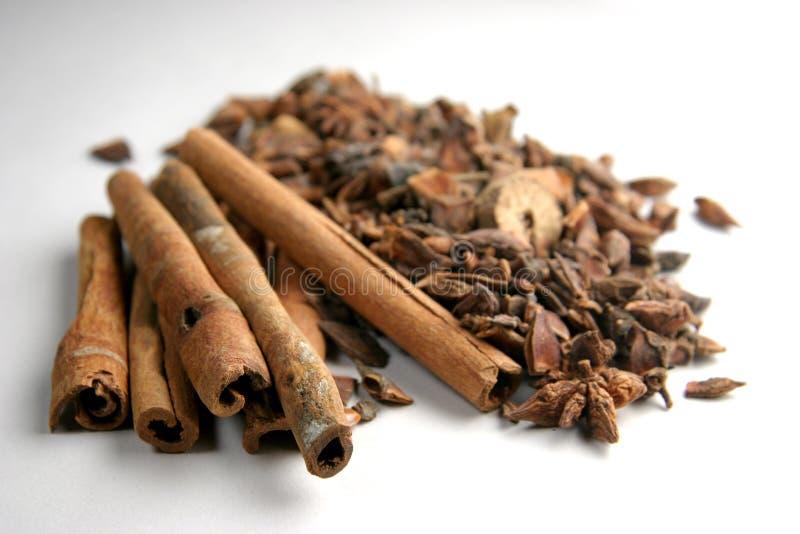 Cinnamon Sticks & Spices Stock Photo Image of anise, leaf 186560