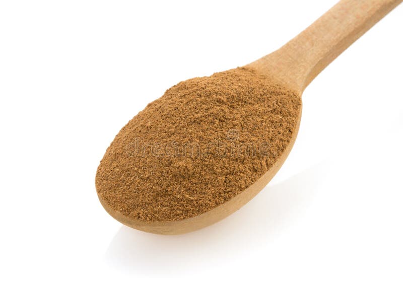 Cinnamon In Spoon On White Stock Photo Image Of Life 37717378