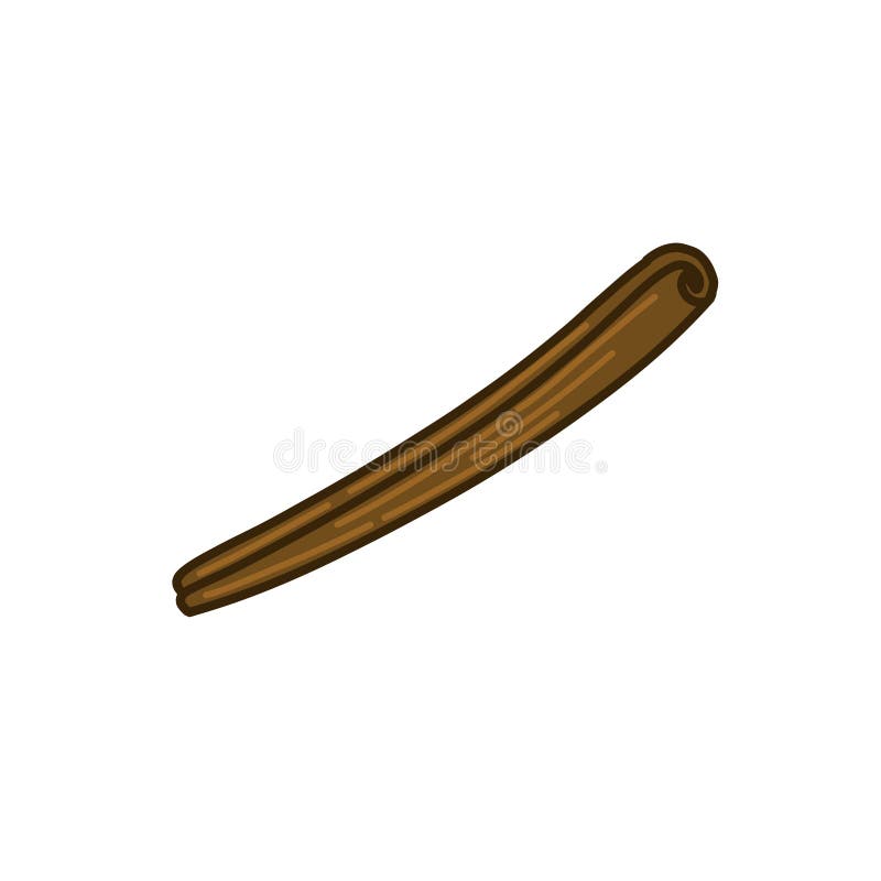 Cinnamon stick doodle icon, vector illustration stock illustration