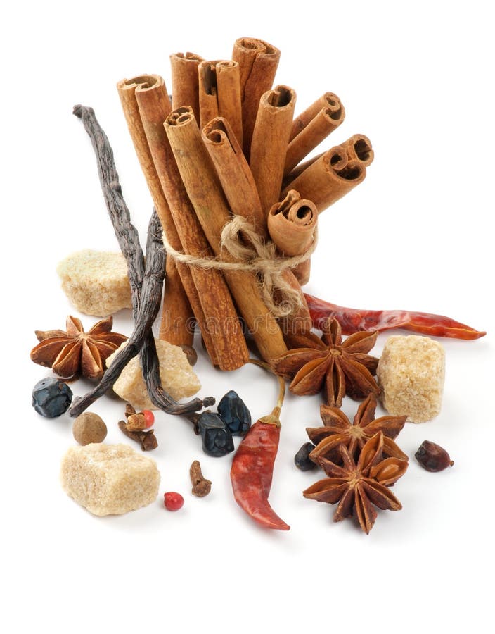 Cinnamon Sticks and Spices