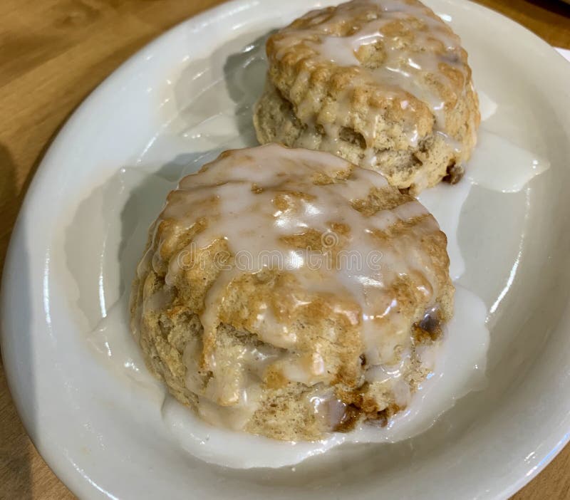 Cinnamon Sugar Glazed Biscuits Stock Photo Image of pieces, crisp