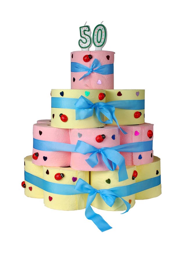 Cinquantieme Gateau D Anniversaire Effectue A Partir Du Papier Hygienique Image Stock Image Du Papier Partir Cinquantieme Gateau D Anniversaire Effectue A Partir Du Papier Hygienique Image Stock Image Du Papier Partir