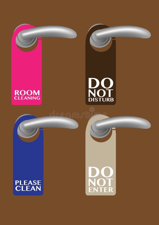 Cintre de porte avec des messages illustration de vecteur Cintre de porte avec des messages illustration de vecteur