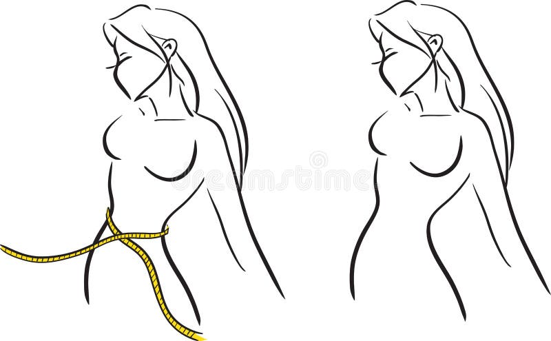 Cintura de medición libre illustration Cintura de medición libre illustration
