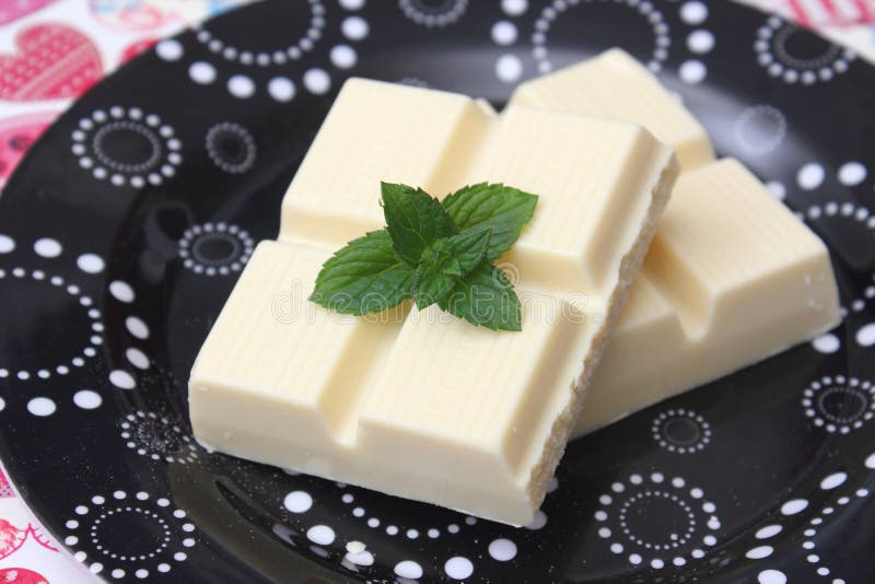 Cioccolato bianco immagini stock libere da diritti Cioccolato bianco immagini stock libere da diritti