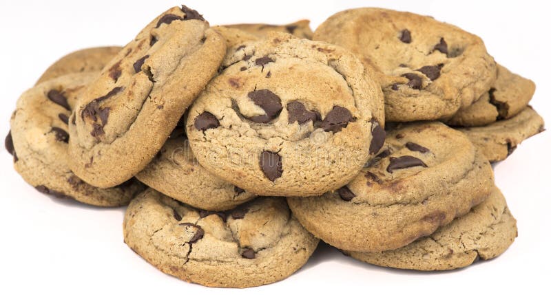 Cioccolato Chip Cookies immagine stock libera da diritti