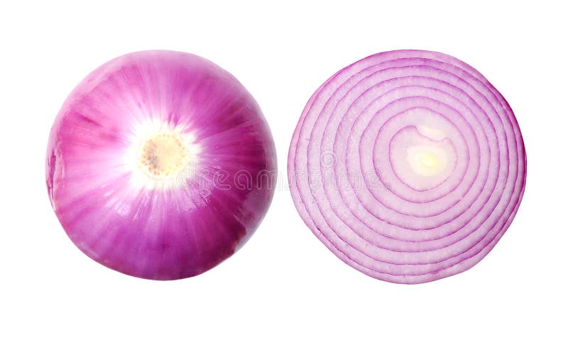 Cipolla viola isolata fotografie stock libere da diritti Cipolla viola isolata fotografie stock libere da diritti