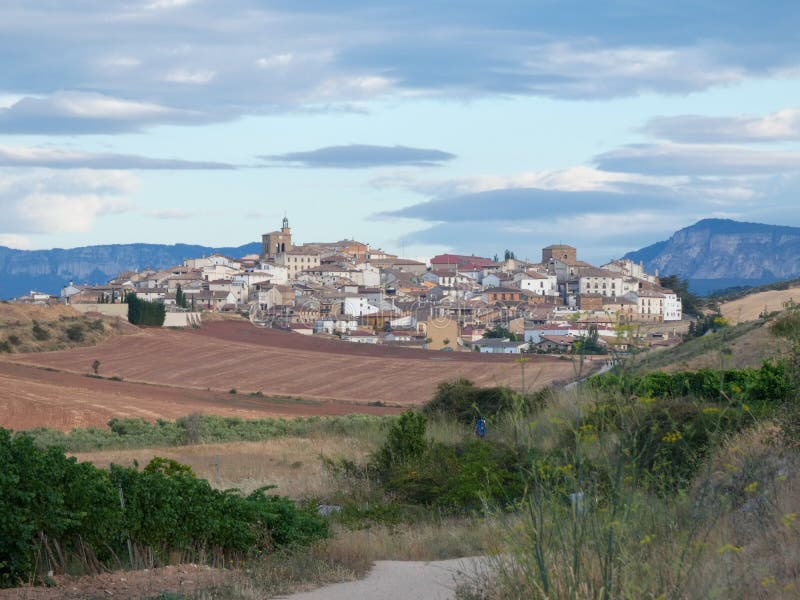 Cirauqui, Beautiful Village of the Community of Navarra, Spain Stock ...