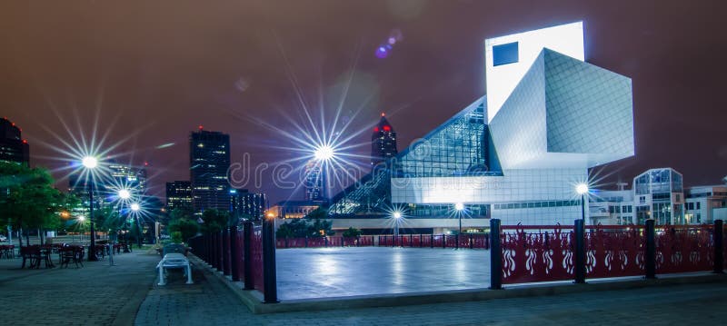 CIRCA 2014 - This is the Rock & Roll Hall of Fame and Museum at