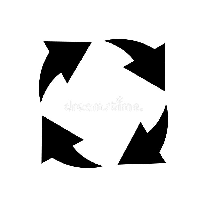 Circle arrows icon vector. refresh illustration sign. reload symbol. connection logo. Can be used for web sites or mobile applications.