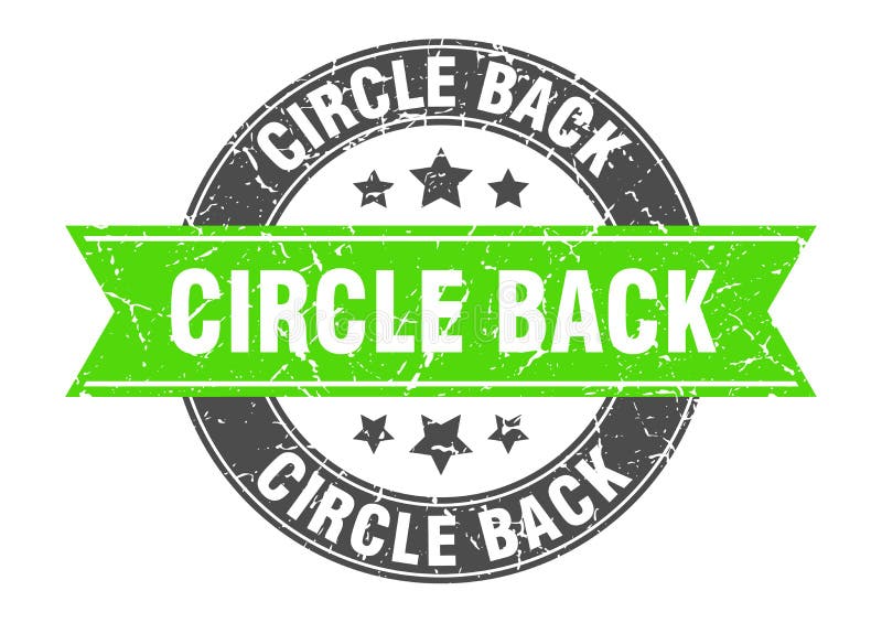 Circle back stamp stock vector. Illustration of grungy 122175442