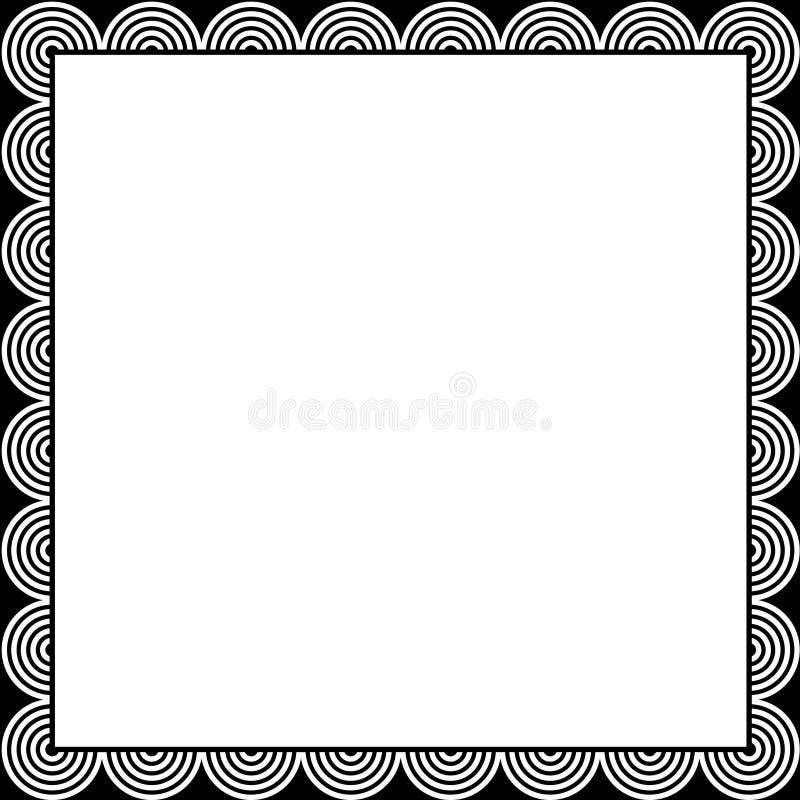 Circle border stock vector. Illustration of space, semicircle - 459243