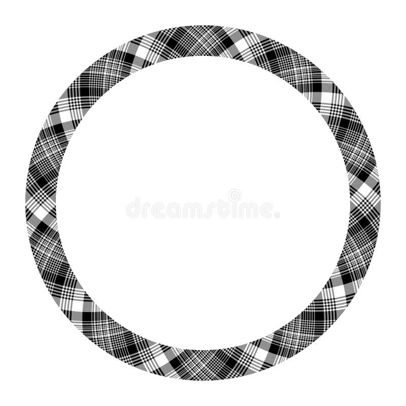 Circle Borders and Frames Vector. Round Border Pattern Geometric