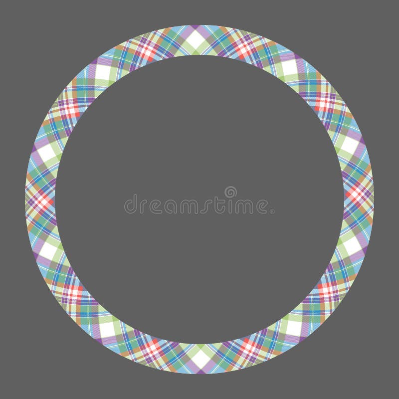Circle Borders and Frames Vector. Round Border Pattern Geometric